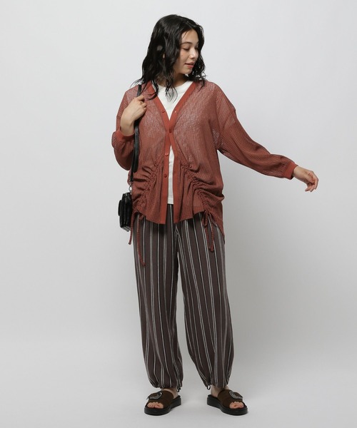 niko and...（ニコアンド）の「ラッセルドロストカーディガン（カーディガン/ボレロ・メンズ・ライトブラウン/ブラック/アイボリー・FREE）」の15枚目の写真