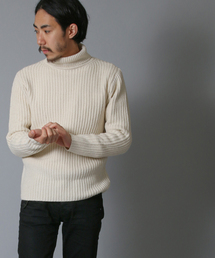 AMERICAN RAG CIE | 【期間限定10％セール】AMERICAN RAG CIE ラムナイロン両畦タートルニット / 109-AMG-M152-KN613(ニット/セーター)