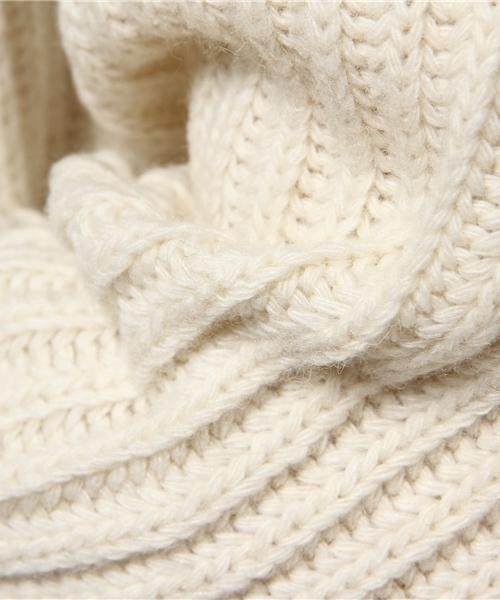 AMERICAN RAG CIE(アメリカンラグシー)の「AMERICAN RAG CIE ラムナイロン両畦タートルニット / 109-AMG-M152-KN613(ニット/セーター・メンズ・ブラック/カーキ/ホワイト・1/2)」の9枚目の写真