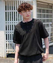 kutir(NeB[)CONTRAST HENLEY NECK THERMAL TEE^؂ւw[lbNT[}TEE(TVc/Jbg\[)