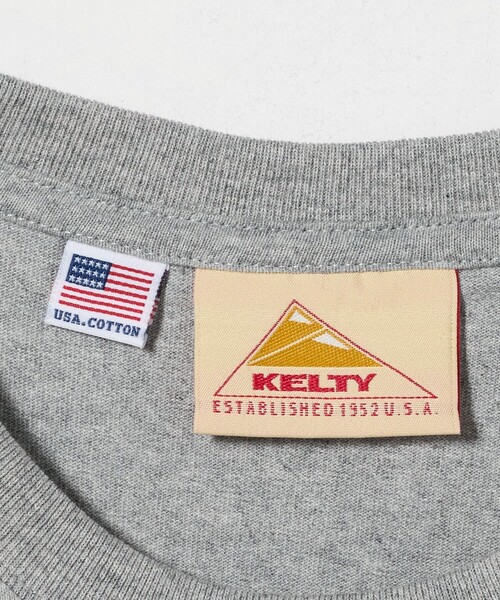 KELTY(ケルティ)の「【別注】<KELTY>プリント Tシャツ / キッズ 140cm-160cm(Tシャツ/カットソー・キッズ・ライトグレー/ネイビー・L(160cm)/M(140-150cm))」の4枚目の写真
