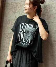 tシャツ 別注 LIFE ポンチョTシャツ レディース JOURNAL STANDARD tシャツ 別注 LIFE ポンチョTシャツ