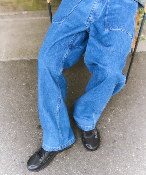 Snow Peak（スノーピーク）の「Snow Peak / TAKIBI Denim Pants デニムパンツ（デニムパンツ・メンズ・ライトブルー/ブルー・S/M/L/XL）」の8枚目の写真