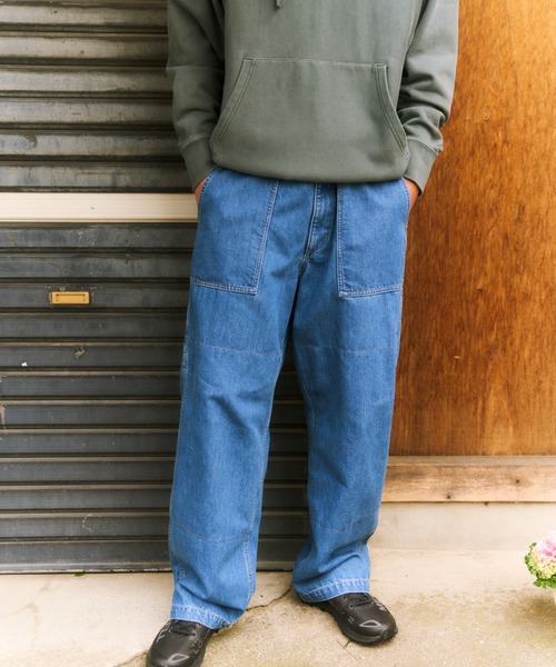 Snow Peak（スノーピーク）の「Snow Peak / TAKIBI Denim Pants デニムパンツ（デニムパンツ・メンズ・ライトブルー/ブルー・S/M/L/XL）」の19枚目の写真