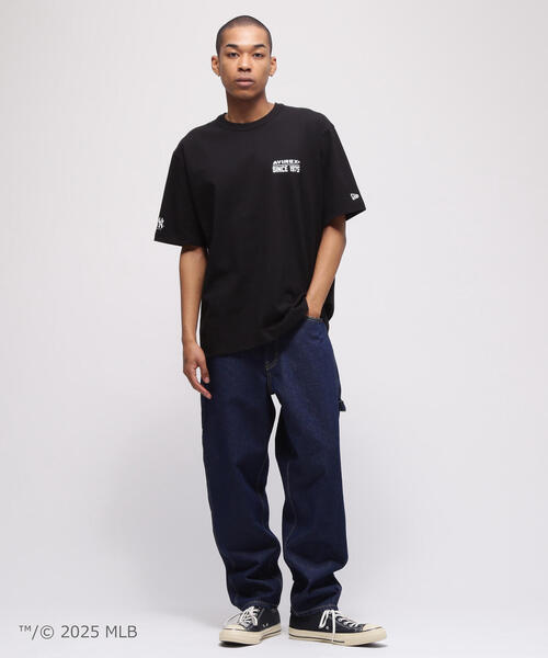 MLB(メジャーリーグベースボール)の「AVIREX × NEW YORK YANKEES T-SHIRT(Tシャツ/カットソー・メンズ・ホワイト/ブラック・LARGE/MEDIUM/XX-LARGE/X-LARGE)」の10枚目の写真