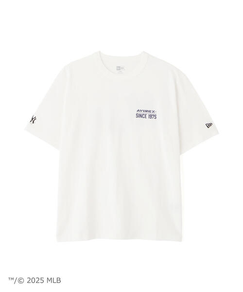MLB(メジャーリーグベースボール)の「AVIREX × NEW YORK YANKEES T-SHIRT(Tシャツ/カットソー・メンズ・ホワイト/ブラック・LARGE/MEDIUM/XX-LARGE/X-LARGE)」の6枚目の写真
