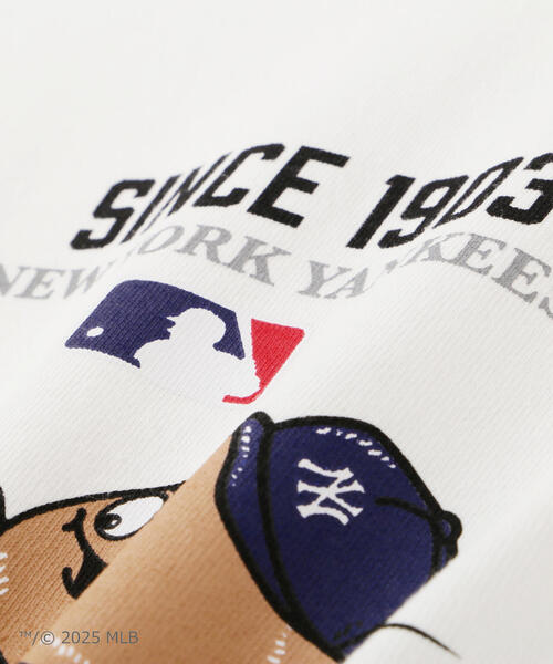 MLB(メジャーリーグベースボール)の「AVIREX × NEW YORK YANKEES T-SHIRT(Tシャツ/カットソー・メンズ・ホワイト/ブラック・LARGE/MEDIUM/XX-LARGE/X-LARGE)」の7枚目の写真