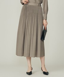 ライトサテンプリーツ スカート