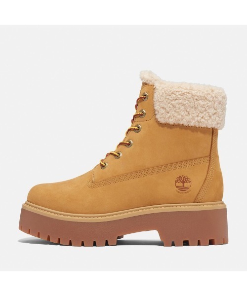 Timberland(ティンバーランド)の「ストーン ストリート ウォームラインド ウォータープルーフ ブーツ レディース(防水)(ブーツ・レディース・ウィート・22.5cm/23.0cm/23.5cm/24.0cm/24.5cm/25.0cm/25.5cm)」の5枚目の写真