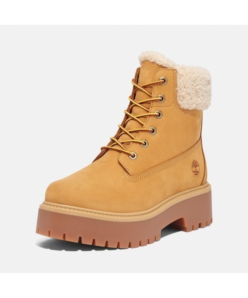 Timberland(ティンバーランド)の「ストーン ストリート ウォームラインド ウォータープルーフ ブーツ レディース(防水)(ブーツ・レディース・ウィート・22.5cm/23.0cm/23.5cm/24.0cm/24.5cm/25.0cm/25.5cm)」の6枚目の写真
