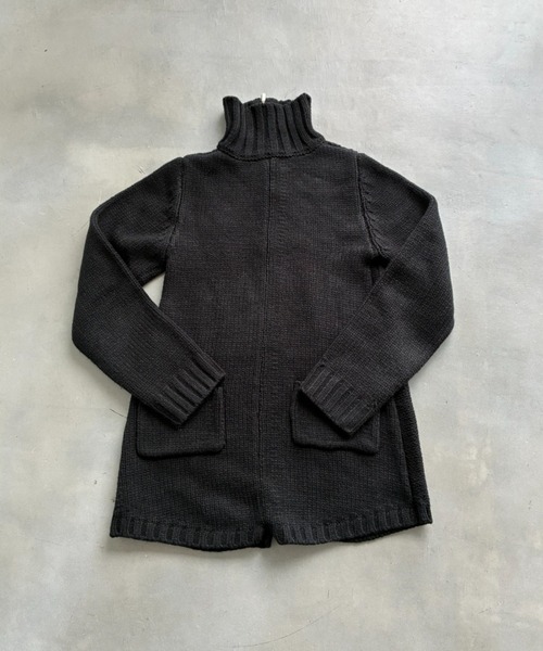 SHAGGIE（シャギー）の「【ViVi掲載】ハイネックジップケーブルニットロンパース（サロペット/オーバーオール・レディース・ブラウン/ブラック・FREE）」の11枚目の写真