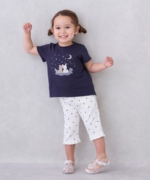 【接触冷感】7分丈タックフリルパンツ