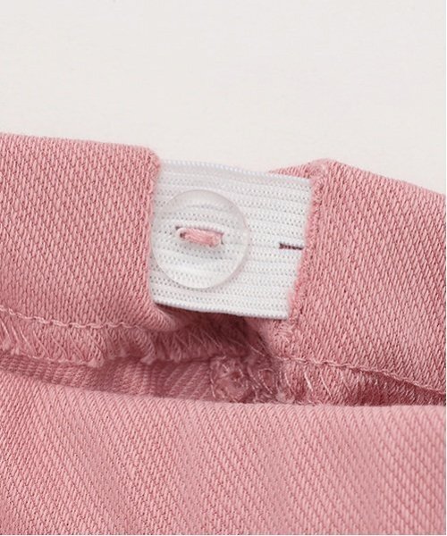 petit main（プティマイン）の「【接触冷感】7分丈タックフリルパンツ（その他パンツ・キッズ・アイボリー/スモークピンク/ブラック/ブルー/モカ・130cm/90cm/120cm/110cm/100cm/80ｃｍ）」の14枚目の写真