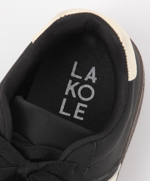 LAKOLE（ラコレ）の「配色ライトスニーカー / 572539（スニーカー・レディース・オフホワイト/ブラック・LARGE/MEDIUM）」の16枚目の写真