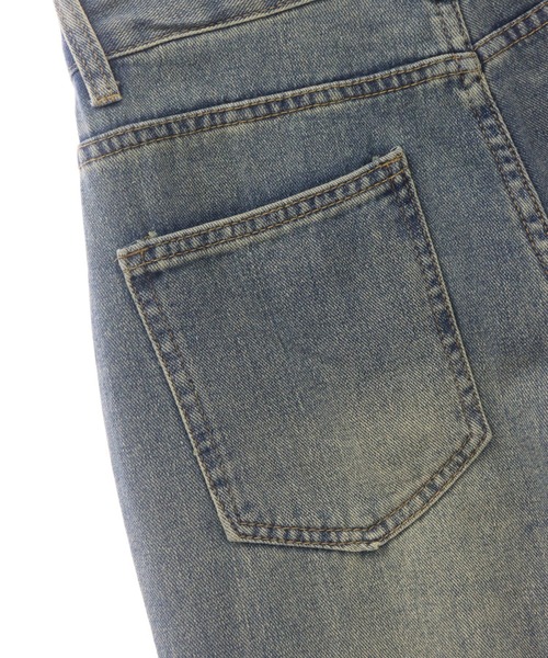 ANAP（アナップ）の「ニーダメージ ヴィンテージ フレアデニム（デニムパンツ・レディース・ブルー・S/M）」の14枚目の写真