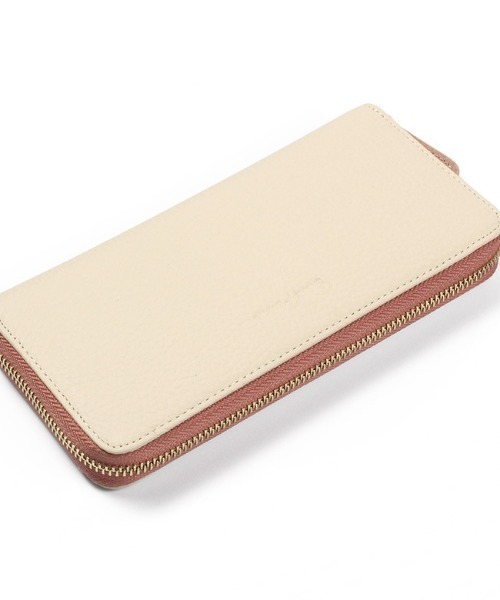 ほぼ新品・美品のみ.ᐟ高級ハイブランドに使用　本革使用エリム Blanc Pomme ブランポム 本革バイカラー長財布（財布）｜その他