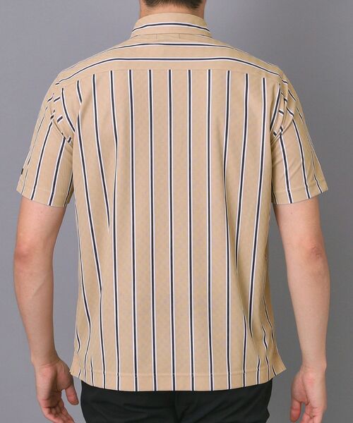 adabat(アダバット)の「【新レーベル ADABAT NAVY】吸水速乾/UVカット ワインシャンブレーストライプポロシャツ(ポロシャツ・メンズ・ネイビー系2/ベージュ系その他5・48/50/46/52)」の20枚目の写真
