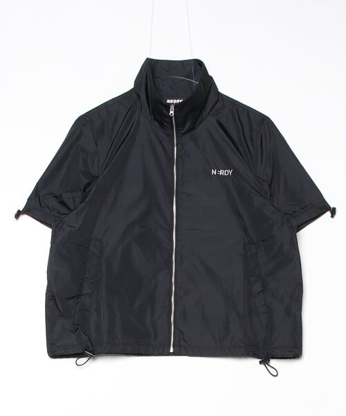 美品 dunhill ロゴテープ ナイロンジャケット M ウインドブレーカー EMMA NOVEMBER（エマノーヴェンバー） ナイロンジャケット Embroidery