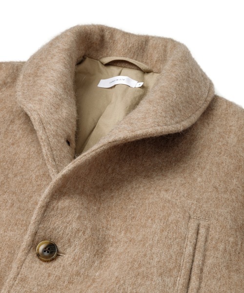 Sandinista（サンディニスタ）の「Shaggy Wool Shawl Collar Coat / ショールカラーシャギーコート（その他アウター・メンズ・チャコール/モカ・SMALL/LARGE/MEDIUM）」の6枚目の写真