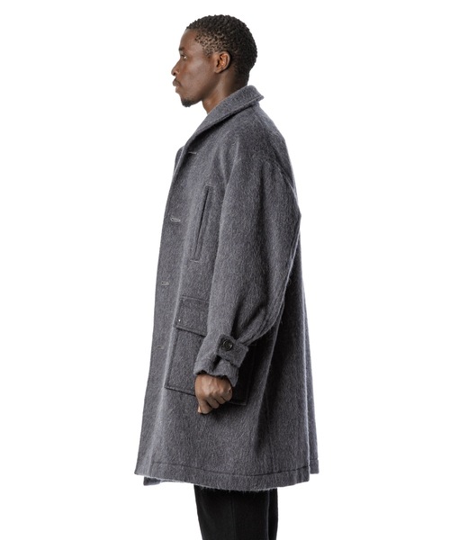 Sandinista（サンディニスタ）の「Shaggy Wool Shawl Collar Coat / ショールカラーシャギーコート（その他アウター・メンズ・チャコール/モカ・SMALL/LARGE/MEDIUM）」の11枚目の写真