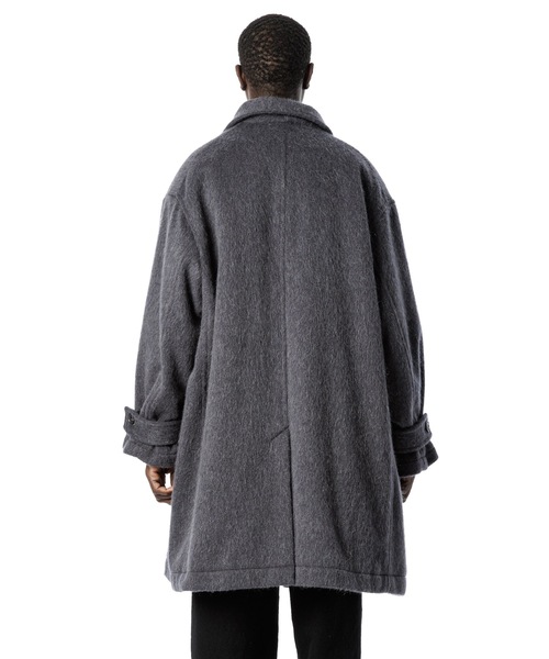 Sandinista（サンディニスタ）の「Shaggy Wool Shawl Collar Coat / ショールカラーシャギーコート（その他アウター・メンズ・チャコール/モカ・SMALL/LARGE/MEDIUM）」の12枚目の写真