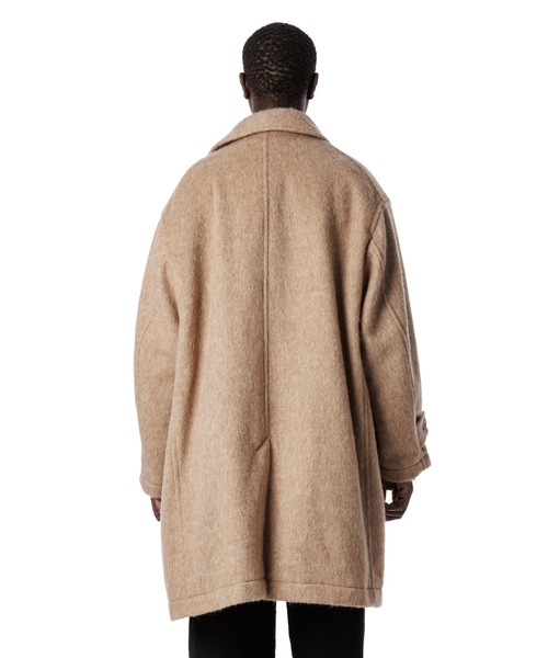 Sandinista（サンディニスタ）の「Shaggy Wool Shawl Collar Coat / ショールカラーシャギーコート（その他アウター・メンズ・チャコール/モカ・SMALL/LARGE/MEDIUM）」の16枚目の写真