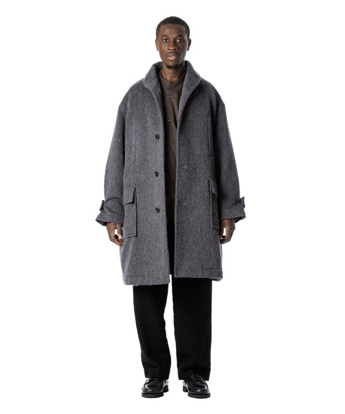 Sandinista（サンディニスタ）の「Shaggy Wool Shawl Collar Coat / ショールカラーシャギーコート（その他アウター・メンズ・チャコール/モカ・SMALL/LARGE/MEDIUM）」の17枚目の写真