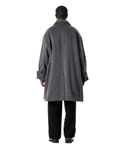 Sandinista（サンディニスタ）の「Shaggy Wool Shawl Collar Coat / ショールカラーシャギーコート（その他アウター・メンズ・チャコール/モカ・SMALL/LARGE/MEDIUM）」の20枚目の写真