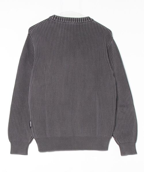 Gramicci（グラミチ）の「COTTON KNIT SWEATER｜コットンニットセーター UNISEX（ニット/セーター・メンズ・グレー/ライトグリーン・S/M/L/XL）」の7枚目の写真