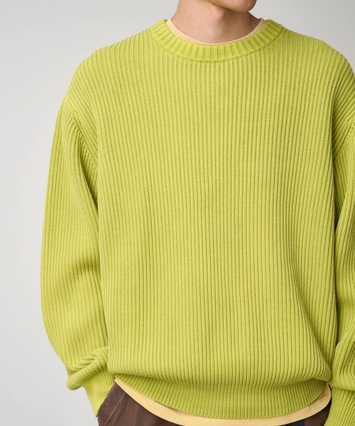 COTTON KNIT SWEATER｜コットンニットスウェッター UNISEX（ニット