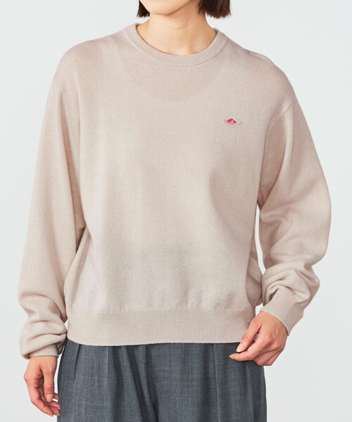 DANTON | ラムウール クルーネックニットプルオーバー WOMEN（ニット
