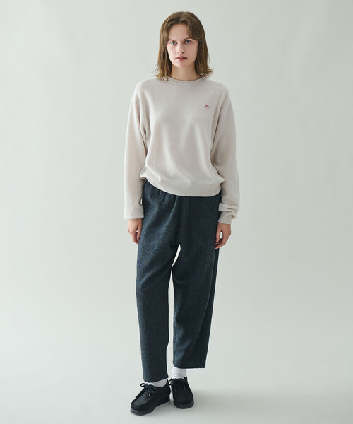 DANTON | ラムウール クルーネックニットプルオーバー WOMEN（ニット