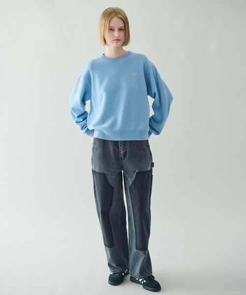 DANTON | ラムウール クルーネックニットプルオーバー WOMEN（ニット