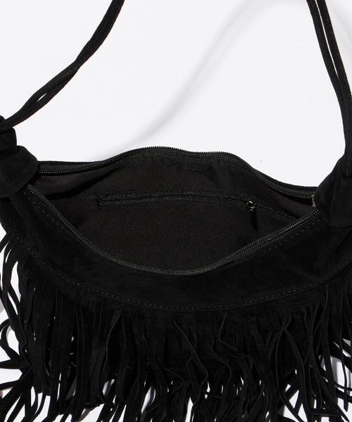 ROOPTOKYO(ループトウキョウ)の「Fringe HalfMoon Shoulder Bag / フリンジハーフムーンショルダーバッグ(ショルダーバッグ・レディース・ブラウン/ダークブラウン/ベージュ/ブラック・FREE)」の16枚目の写真