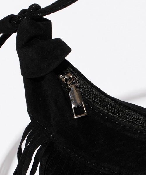 ROOPTOKYO(ループトウキョウ)の「Fringe HalfMoon Shoulder Bag / フリンジハーフムーンショルダーバッグ(ショルダーバッグ・レディース・ブラウン/ダークブラウン/ベージュ/ブラック・FREE)」の13枚目の写真