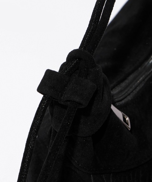 ROOPTOKYO(ループトウキョウ)の「Fringe HalfMoon Shoulder Bag / フリンジハーフムーンショルダーバッグ(ショルダーバッグ・レディース・ブラウン/ダークブラウン/ベージュ/ブラック・FREE)」の12枚目の写真