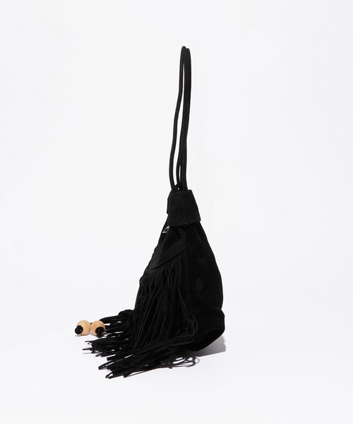 ROOPTOKYO(ループトウキョウ)の「Fringe HalfMoon Shoulder Bag / フリンジハーフムーンショルダーバッグ(ショルダーバッグ・レディース・ブラウン/ダークブラウン/ベージュ/ブラック・FREE)」の14枚目の写真