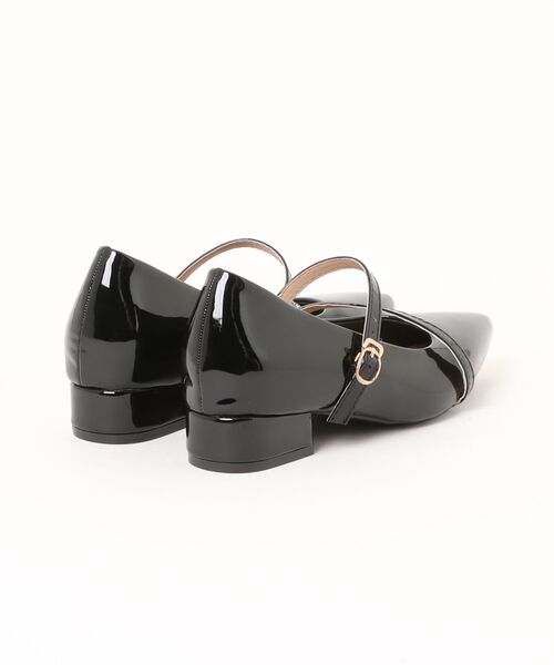 shoes365（シューズスリーシックスファイヴ）の「Vカットストラップパンプス（パンプス・レディース・ブラック/ベージュ・23.0cm/23.5cm/24.0cm/24.5cm/25.0cm）」の14枚目の写真