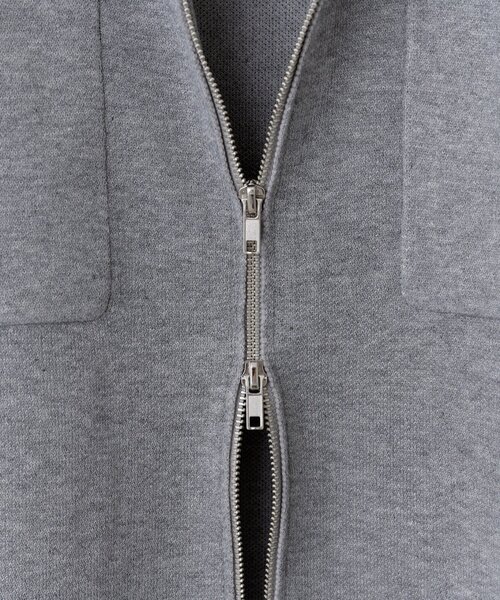 DISCOAT（ディスコート）の「【ユニセックス】衿付きWジップカーディガン（カーディガン/ボレロ・レディース・グレー/ブラック/ブラウン・FREE）」の20枚目の写真
