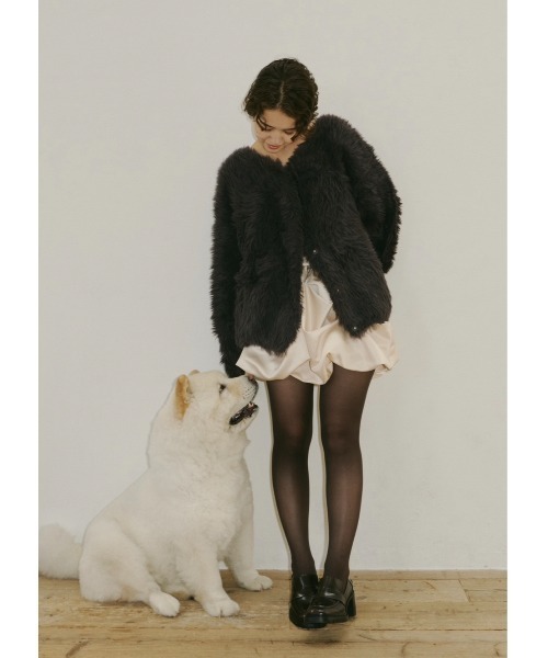 NOTREemor（ノートルエモア）の「drape mini skirt（スカート）」 - WEAR