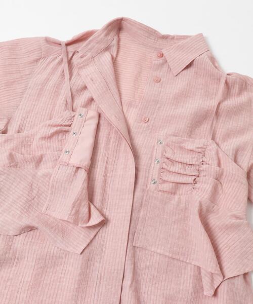 KBF（ケイビーエフ）の「ビスチェSETドロストシャツ（シャツ/ブラウス・レディース・オフホワイト/ピンク/ベージュ系その他・ONE）」の22枚目の写真