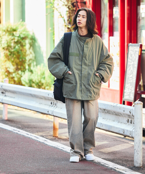 フリークスストア ショート モッズコート S ブルゾン ミリタリー FREAK'S STORE ミリタリージャケット モッズコート 袖デタッチャブル