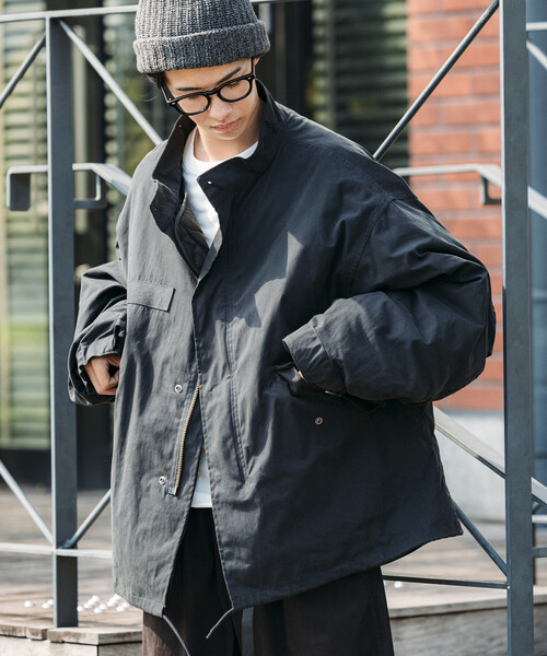 限定展開 ビッグシルエット ライナーセット ショートモッズコート
