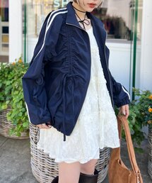 w closet | 【25AW/2サイズ展開】リボンラインZIPブルゾン(ブルゾン)