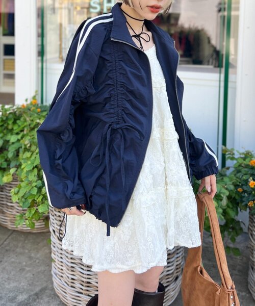 ジャケット・アウター ribbon zip hoodie ribbon zip hoodie/blue | soduk | スドークの公式オンラインストア