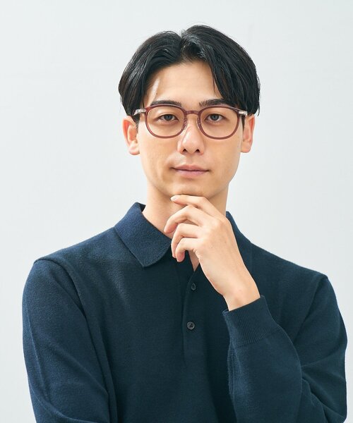 UNITED ARROWS（ユナイテッドアローズ）の「Zoff｜UNITED ARROWS｜ウェリントン型 メガネ [Casual] 伊達メガネ 度付き[レンズ交換券付き]ユニセックス  ユナイテッドアローズ（メガネ・レディース・ブラック/グレー/ブラウン系その他5・FREE）」の15枚目の写真