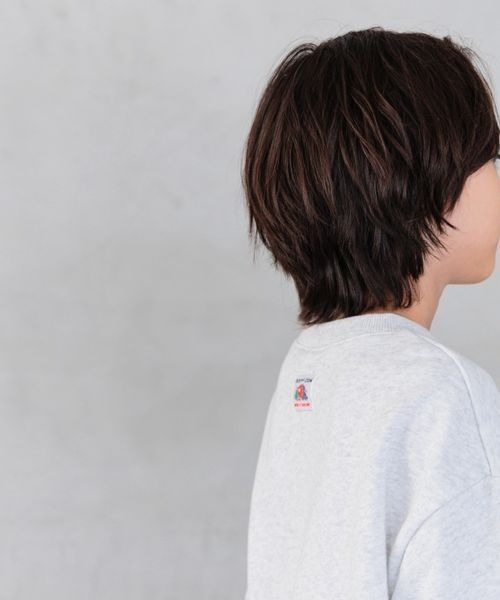 FRUIT OF THE LOOM（フルーツオブザルーム）の「【Fruit Of The Loom】別注スウェットプルオーバー(KIDS)（スウェット・キッズ・グリーン/オートミール/チャコール・110cm/120cm/130cm/140cm/150cm）」の8枚目の写真