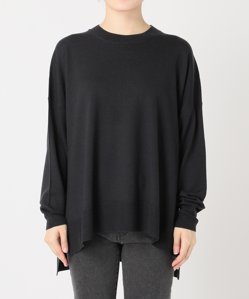 セール】《一部WEB限定追加 / 新色》BiellaYarnワイドクルーネックプル