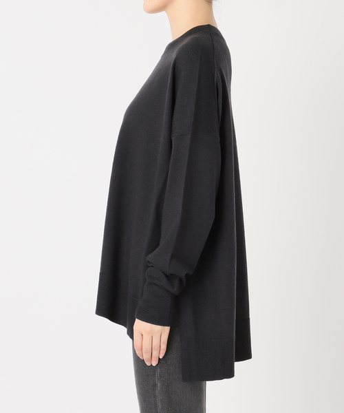 セール】《一部WEB限定追加 / 新色》BiellaYarnワイドクルーネックプル