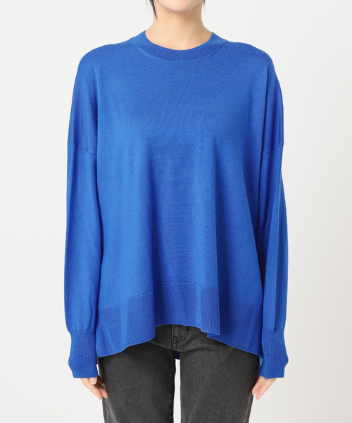 一部WEB限定追加 / 新色》BiellaYarnワイドクルーネックプルオーバー